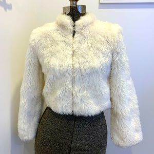 Girls faux fur jacket